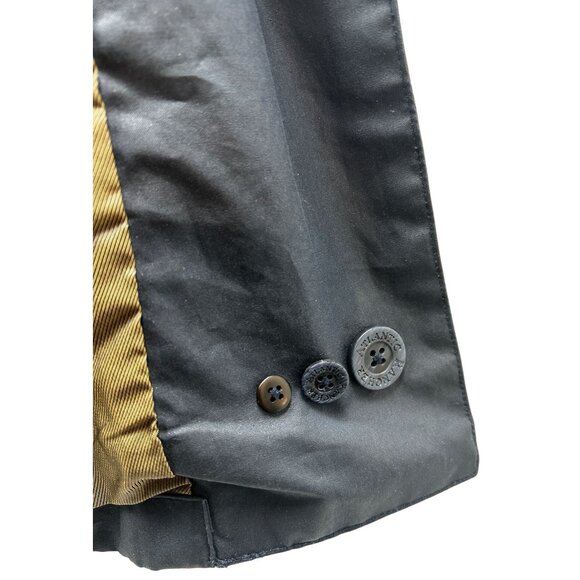 Atlantic Rancher Chore Coat Mens Large Waxed Cotton Waterproof Durable Workwear - Picture 15 of 15